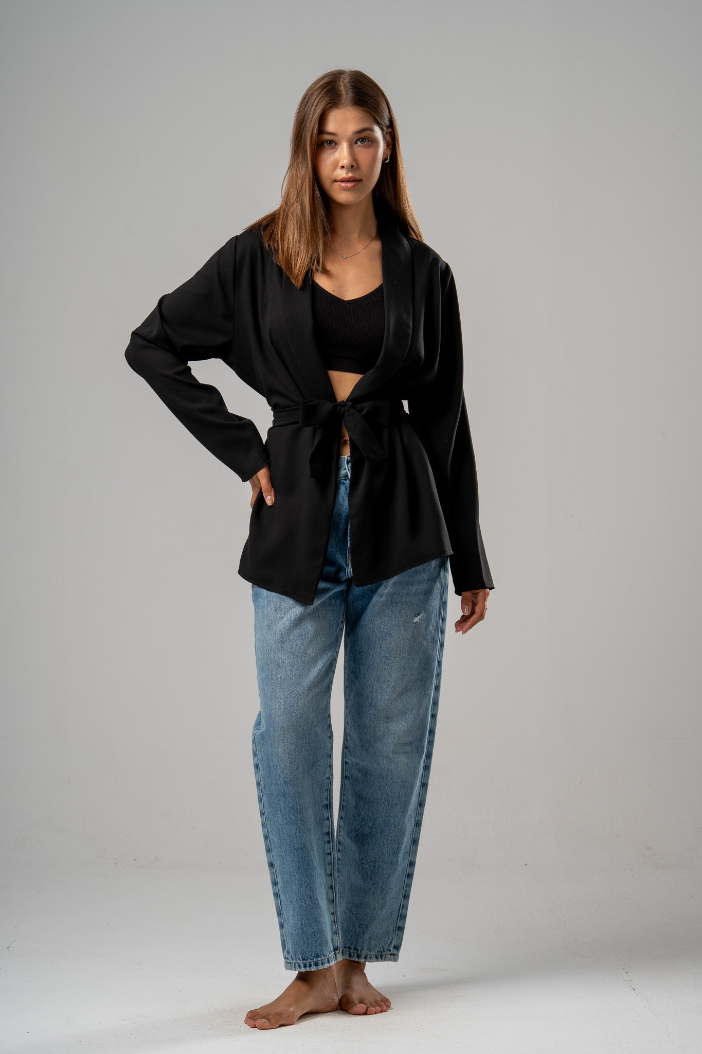 Tie-Up Blazer